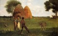 Destetando al ternero Realismo pintor Winslow Homer
